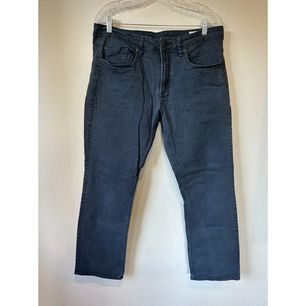 Buffalo David Bitton Jeans‎ Men's 34x30 Sam-X Slim Straight Stretch Denim Blue